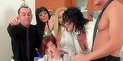 Adel Sunshine, Celine Noiret And Jenna Lovely - The Piss & Jizz Surprise