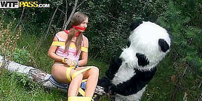 Wild Sex To Award A Hero Panda With Mancy