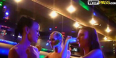 Asya Kitty And Jessy Nikea - Wild Girls Fuck A Stripper In The Club