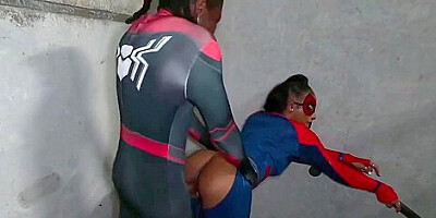 Spider Woman Gets Fuck Before Going To Save The Day