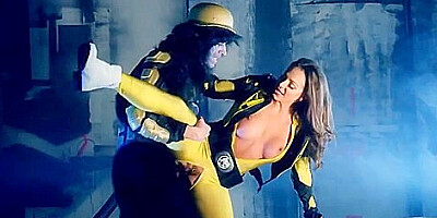 In Power Bangers A Xxx Parody