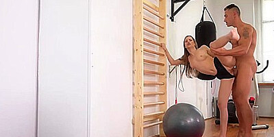 Trainer Flexes Her Feet On Cock - Stella Flex