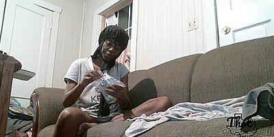Ebony Rolls One Up And Gets On Top Of The Dick For A Creampie