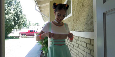 Teen lass finds out what dirty sexual actions mean