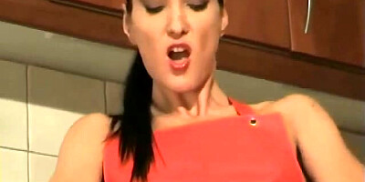 Rubber apron and rubber household gloves jack