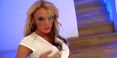 Strip dancer in hardcore action