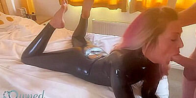 Sensual Oily Foot Massage A Toe-flexing Footjob And Deep Blowjob Training Followed By Cum On Foot