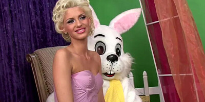 Bunny banging threesome