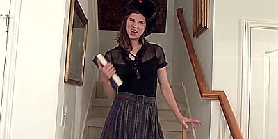 Hairy Kiyoko Enjoys Roleplaying And Dress Up