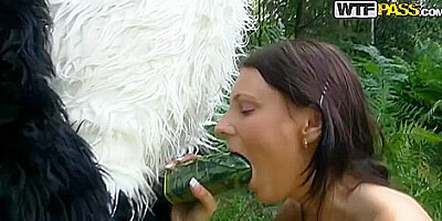 Asya Kitty - Hot Strapon Fucking In The Woods