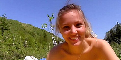 Horny Sex Lovers Sunbathe Nude And Fuck With Vlad And Princess Clover