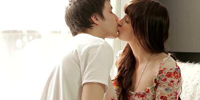 Smooth pussy teen drilled hard