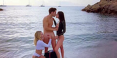 Gabbie Carter And Little Caprice In With A View