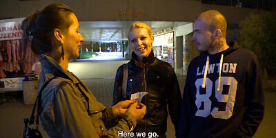 Handsome Czech Pair Gets Money for GIRLFRIEND Swap