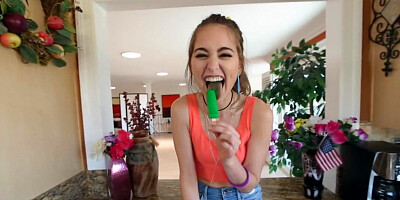 Ice-Cream muncher Riley Reid meatpipe factory