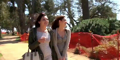 College girls worship each other's pussy after promenade