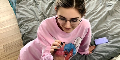 Slutty step sister loves games, dicks and cum on a tight pussy
