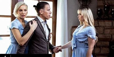 Kenzie Taylor Surprises Husband with Youthful Lookalike Lilly Bell! Hot Thr...