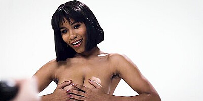 Watch Cute Ebony Joins Roomies A 3-way 1 And Other