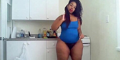 Black Step mom With Huge Ass Solo Video