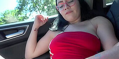 Lenna Lux - You Take Lenna Out For The Day, And Get Her Off In The Car With Leena Lux