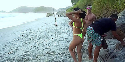 Meyzi Black At The Nude Beach With A Friend, Then Ge - Teaser Video