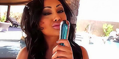 Outside With Indian Milf Goddess Priya And Her Giant Glass Toy! With Priya Rai