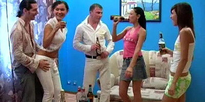 Russian style student party