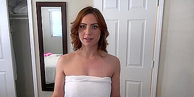 Spying on my stepsisters hot body