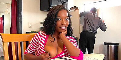 Good-looking Black Hussy Jaw-dropping Sex Movie