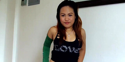 Man drills Asian babe's mouth and cums inside