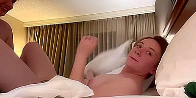 Sexy Lesbians Having Fun In A Hotel Room