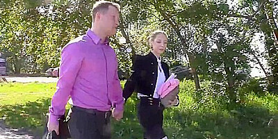 Stephanie Moon And Sergei - Awesome Hook Up Fuck With A Sexy Teacher