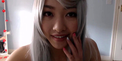 Silver hair cosplay fuck