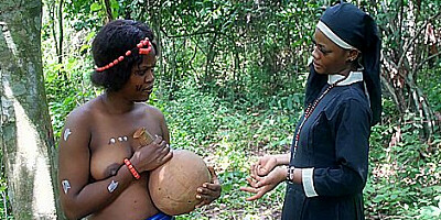 European Missionary Teaches Her Slave New Lesbian Styles