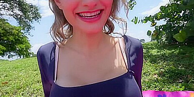 Stranger Gets Blowjob At Public Park - Then Does First Time Anal - April Love - Tt S1e23