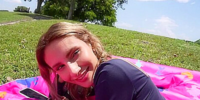 Stranger Gets Blowjob At Public Park - Then Does First Time Anal - April Love - Tt S1e23