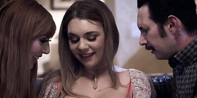 Babysitter Gabbie Carter Agrees to Threesome with Kinky Couple