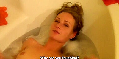 Cutie Soaps Pussy To Take A Dick And A Dildo Into He