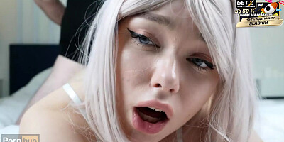 Fucked Stepsisters Best Friend. She Likes to Eat Cum