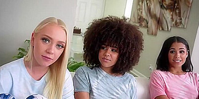 Camila Cortez, Braylin Bailey And Nina Diaz In Slumber Fuck Fest