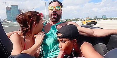 Ashley Adams, Charles Dera, Jenna J Foxx Convertible Squirters / 18.12.2017
