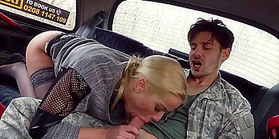 Cherry Kiss In Horny Soldiers Hot Double Cumshot