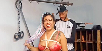 Making Off Of The Yummy Shibari For You It Is Fun