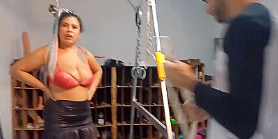 Making Off Of The Yummy Shibari For You It Is Fun