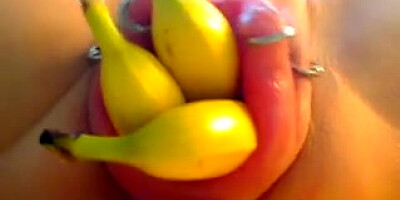 Extraordinary cootchie pump banana injections