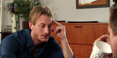 Blonde wants sex and flirts with potential candidate