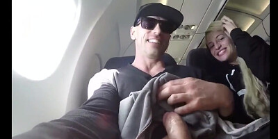 Suck off in A320 airplane