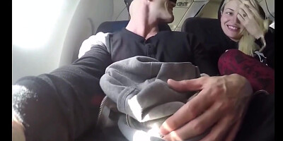 Suck off in A320 airplane