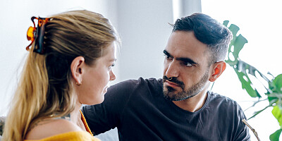 Real life chemistry with a beautiful blondie and her man